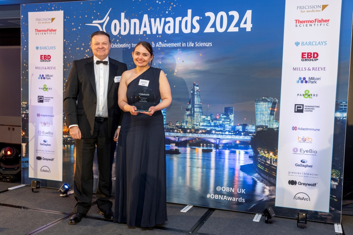 The Most Impactful CRO Awards Winner_Oxford Biomedica_BioUK Awards 2024